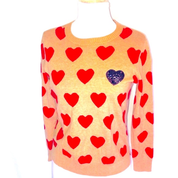 Charter Club Sweaters - EUC Women’s CHARTER CLUB Heart Sweater Sz PM